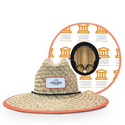 Sun Protection Straw Lifeguard Hat