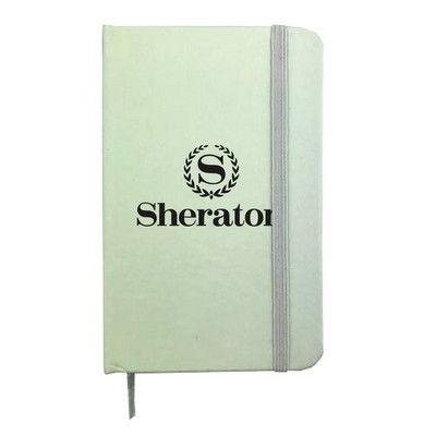 Notebook with elastic closure