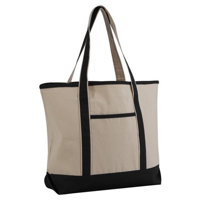 12 oz 100% Cotton Canvas Tote Bag