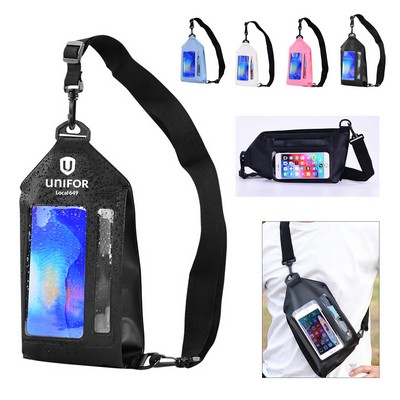 Screen Touchable Waterproof Pouch Sling Bag