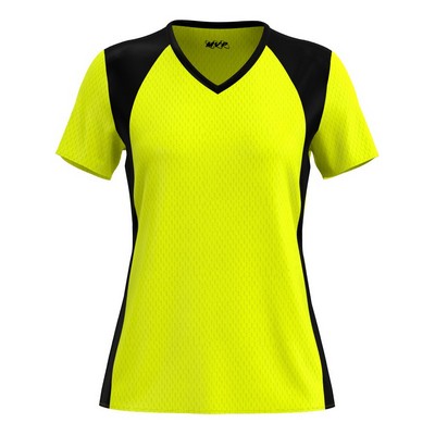 Women's V-neck jersey