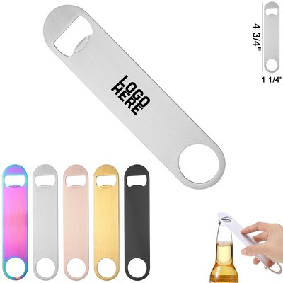 Stainless Steel Flat Bottle Opener