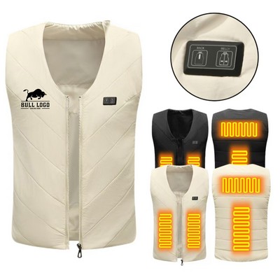 Heating Areas Warming Heated Vest Not Include Power Bank