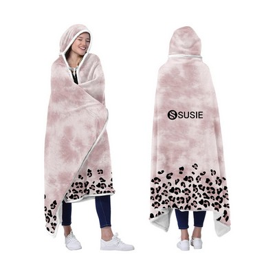 Fleece Wearable Blanket Hoodie