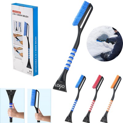 Detachable Ice Scraper Grip Car Snow Brush