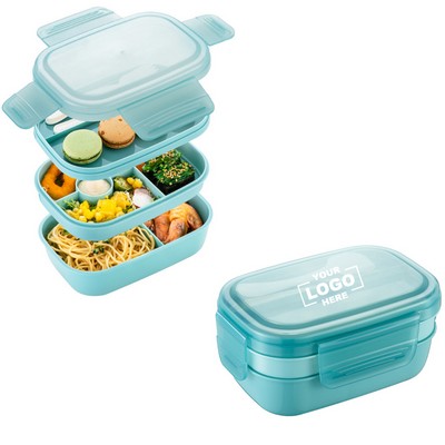 Stackable Lunch Boxes for Kids and Adults