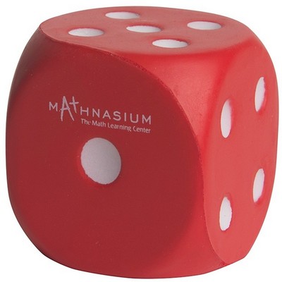 Squishy Dice Shape Stress Ball