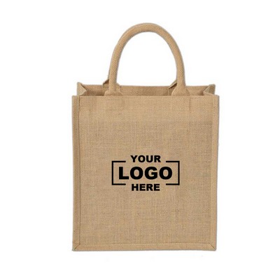 Eco-Friendly Laminated Jute Shopping Tote