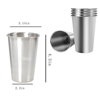 Stainless Steel Pint Cups