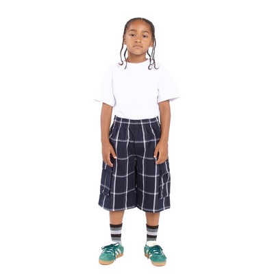 SHAKA WEAR Youth Plaid Shorts