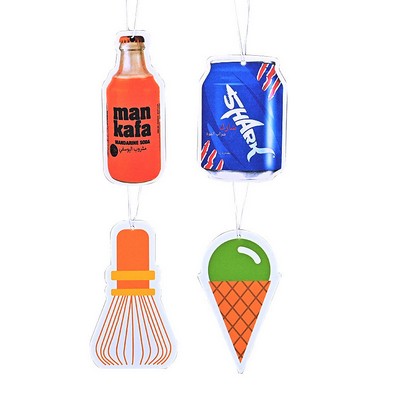 Personalized Cotton Paper Double Sided Car Air Fresheners