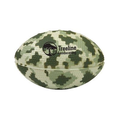 Prime Line Digi Camo Football Shape Stress Ball