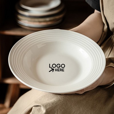 8.7-Inch Durable Plate Microwave And Dishwasher Safe