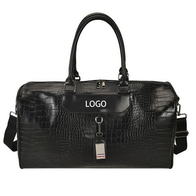 Pu Leather Gym Duffle Travel Bag