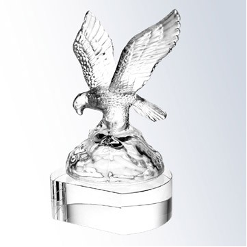 Soaring Eagle Award - Clear Crystal Base