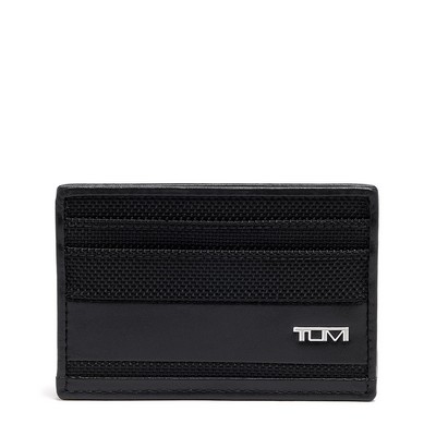 Tumi Alpha Slim Card Case- Black Leather