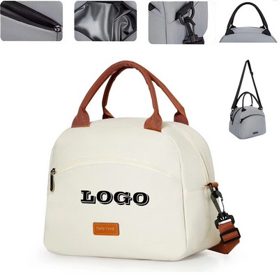 Waterproof And Oil Resistant Polyester Insulated Lunch Tote