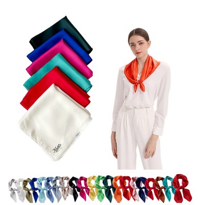 Lightweight Silk Like Bandana Neck Scarf