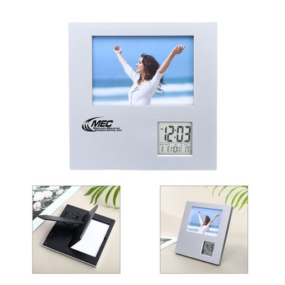 Picture Frame with Clock