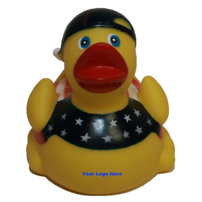 Stars And Stripes Rubber Duck