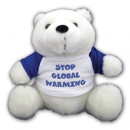 Plush Buddies 9" Sitting Polar Bear