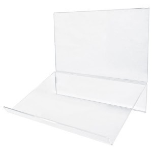 Acrylic Book/ Catalog Stand w/Header