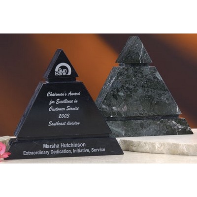 Large Marble Classic Pyramid Award