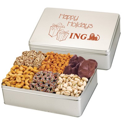 6 Way Deluxe Gift Tin - Premium Treat Selection