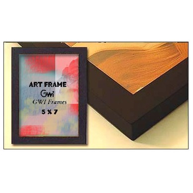 Black Square Corner Picture Frame (8"x10")