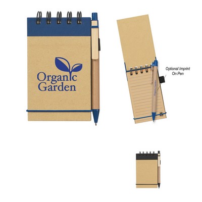 Eco-inspired Spiral Jotter & Pen