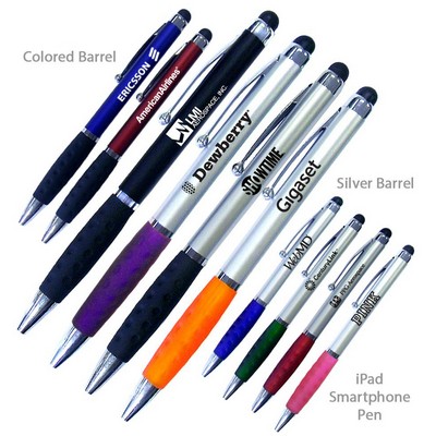 Positano Smart Phone Stylus Ballpoint Pen With Comfort Grip