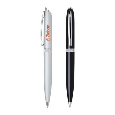 Twist Action Aluminum Ball Point Pen