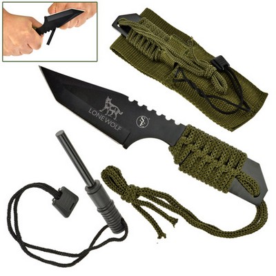 7" Hunting Knife W/Fire Starter