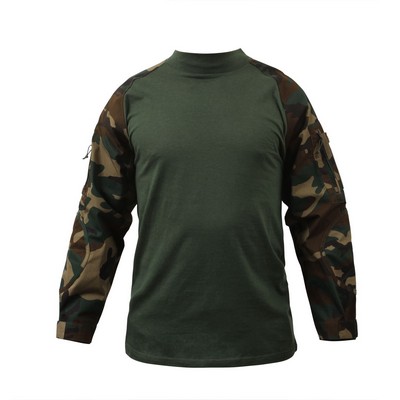 Woodland Camo Fire Retardant NYCO Combat Shirt