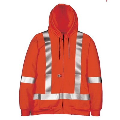 13 Oz. Antex™ Exodry® FR Zip-Front Sweatshirt w/Detachable Hood & Reflective Tape