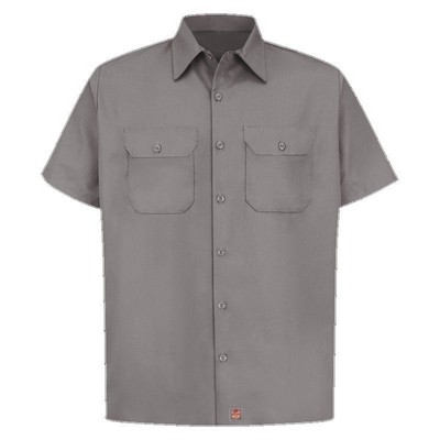 Red Kap™ Men's Short Sleeve Utility Uniform Shirt - Silver