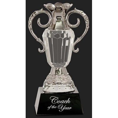 Prestige Crystal Cup Trophy Award Medium - 8'' h