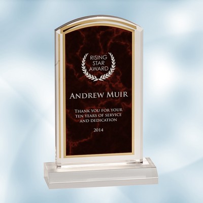 Red Marbleized Acrylic Award (Small)