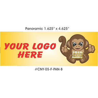 Chinese New Year/2016 Monkey Badge (4.625"x1.625")