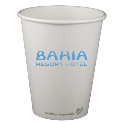 8 Oz. Eco-Friendly Compostable Paper Hot Cup - OFFSET PRINTED