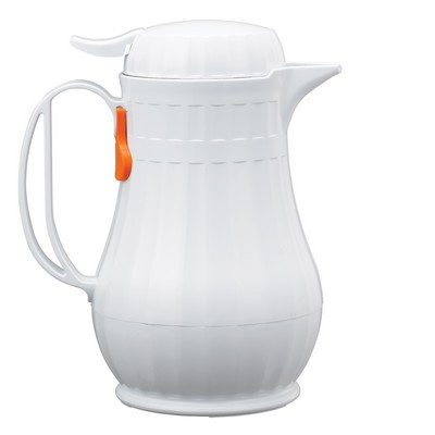 Eco-Serv™ 0.6 Liter White Plastic Carafe Server