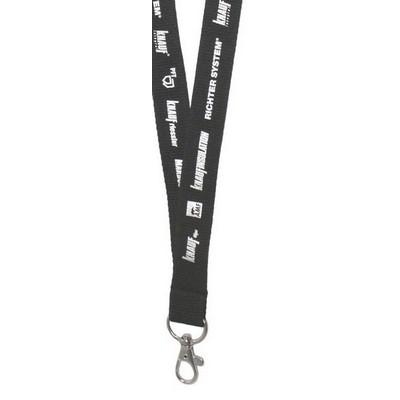 1/2" Wide Metallic Imprinted Lanyard (12mm)