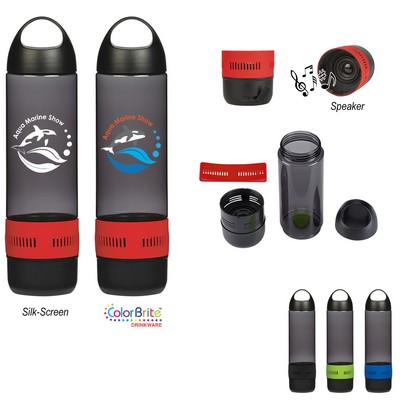 16 Oz. Tritan™ Rumble Bottle With Speaker