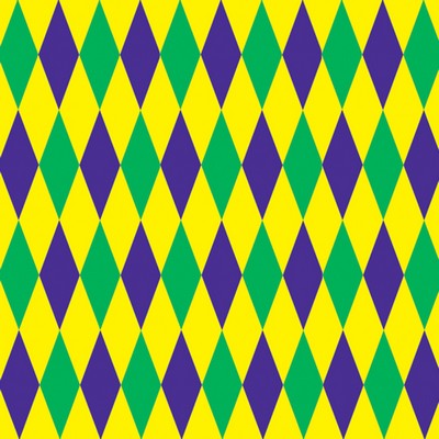 Mardi Gras Harlequin Backdrop