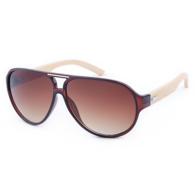 Bamboo Wood Sunglasses - Brown Frames