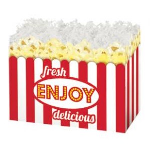 Large Fresh Popcorn Gift Basket Box