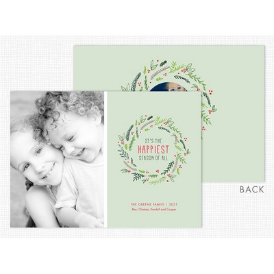 The Happiest Season Flat 2 Photo Holiday Cards