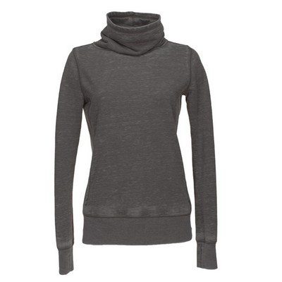 Ladies' ZEN Fleece Cowl Neck Pullover