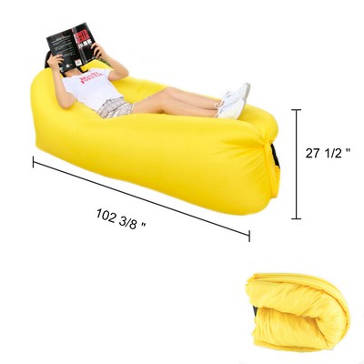 102" Inflatable Beach Lounger Couch