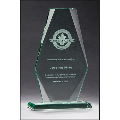 Premium Series Jade Glass Award (5.5"x 9")